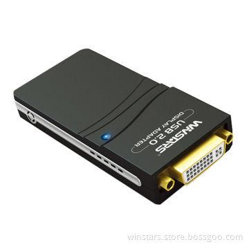 USB2.0 Display Adapter DVI, Supports Six Simultaneous Displays